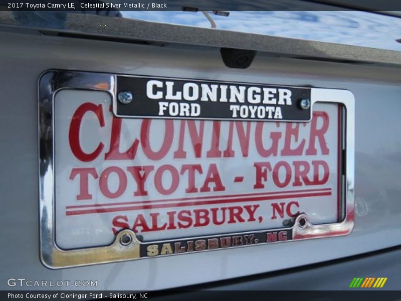 Celestial Silver Metallic / Black 2017 Toyota Camry LE