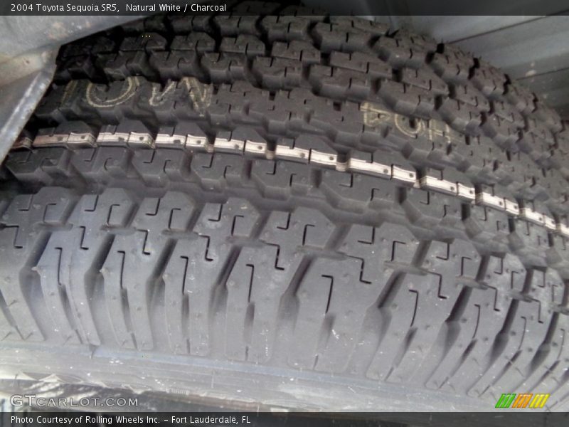 Natural White / Charcoal 2004 Toyota Sequoia SR5