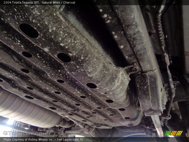 Natural White / Charcoal 2004 Toyota Sequoia SR5