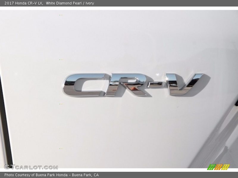 White Diamond Pearl / Ivory 2017 Honda CR-V LX