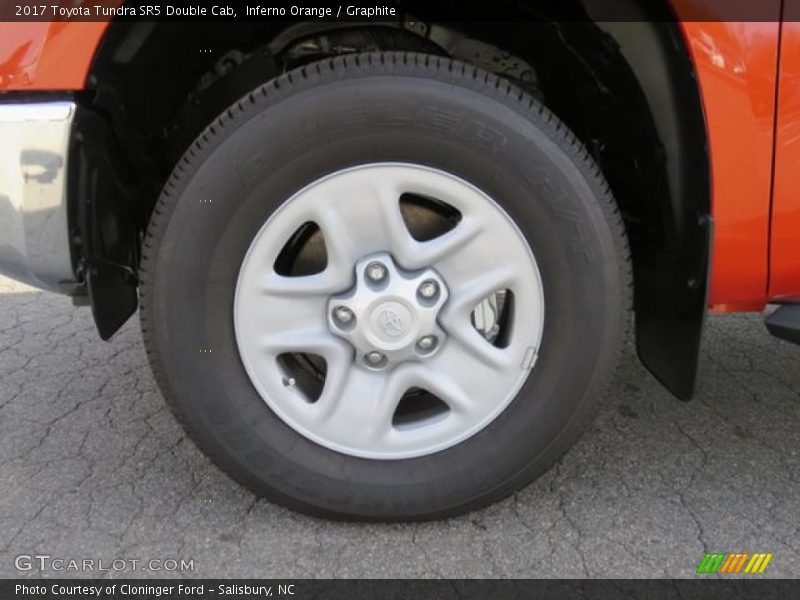 Inferno Orange / Graphite 2017 Toyota Tundra SR5 Double Cab