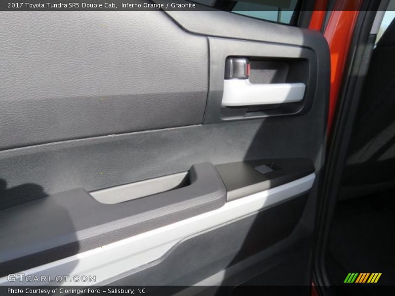 Inferno Orange / Graphite 2017 Toyota Tundra SR5 Double Cab