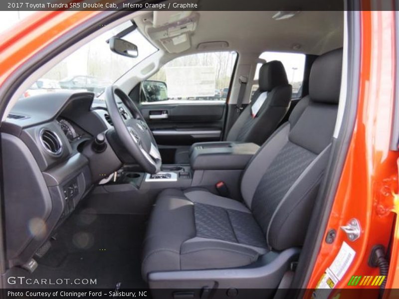  2017 Tundra SR5 Double Cab Graphite Interior