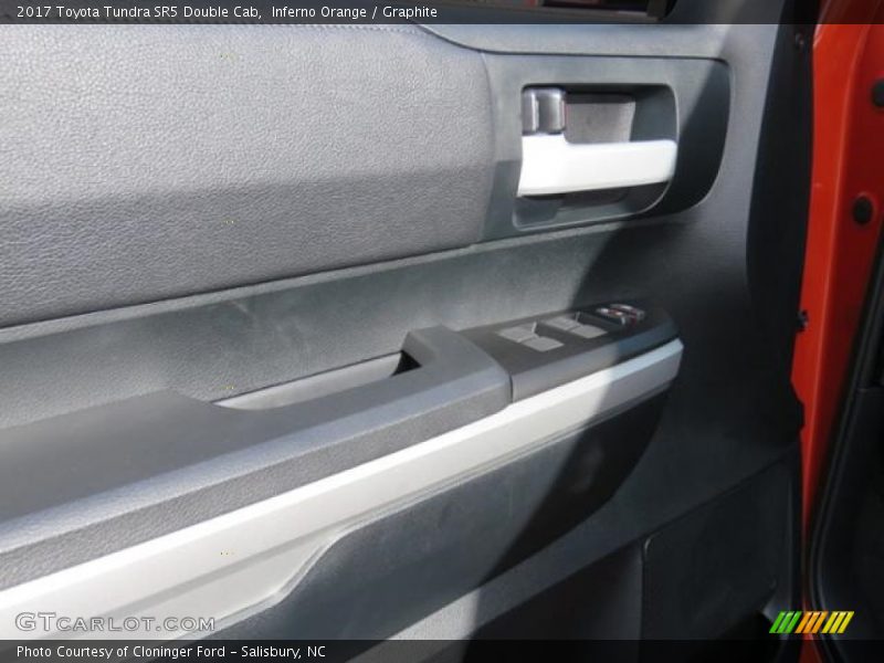 Inferno Orange / Graphite 2017 Toyota Tundra SR5 Double Cab