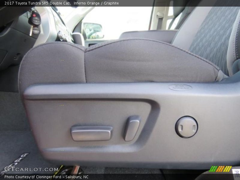 Inferno Orange / Graphite 2017 Toyota Tundra SR5 Double Cab