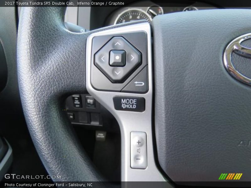 Controls of 2017 Tundra SR5 Double Cab