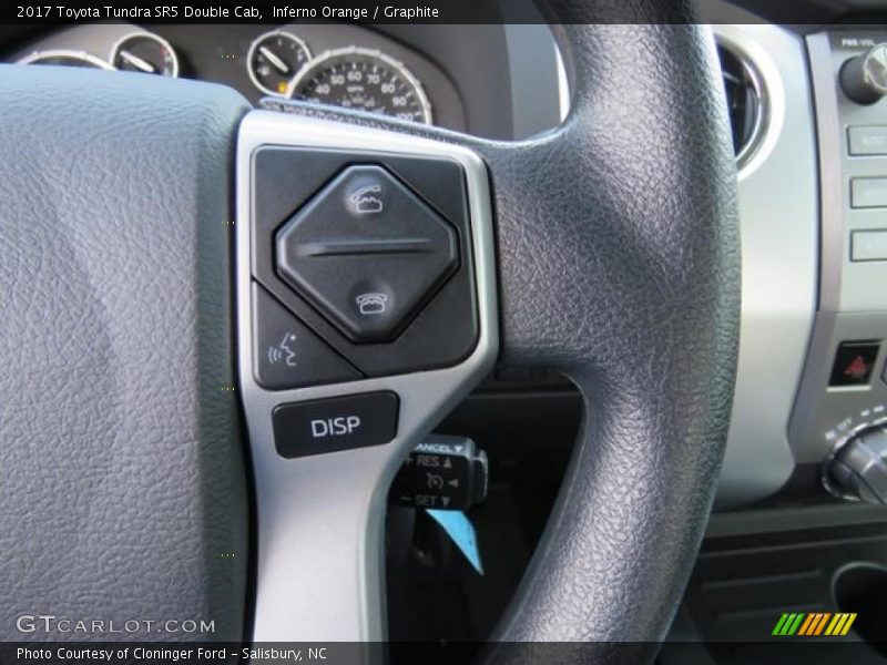 Controls of 2017 Tundra SR5 Double Cab