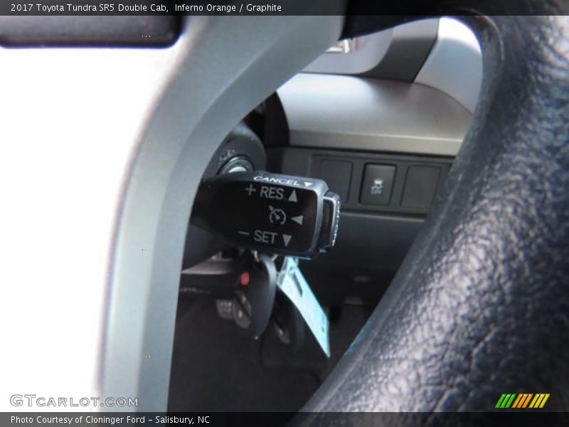 Inferno Orange / Graphite 2017 Toyota Tundra SR5 Double Cab