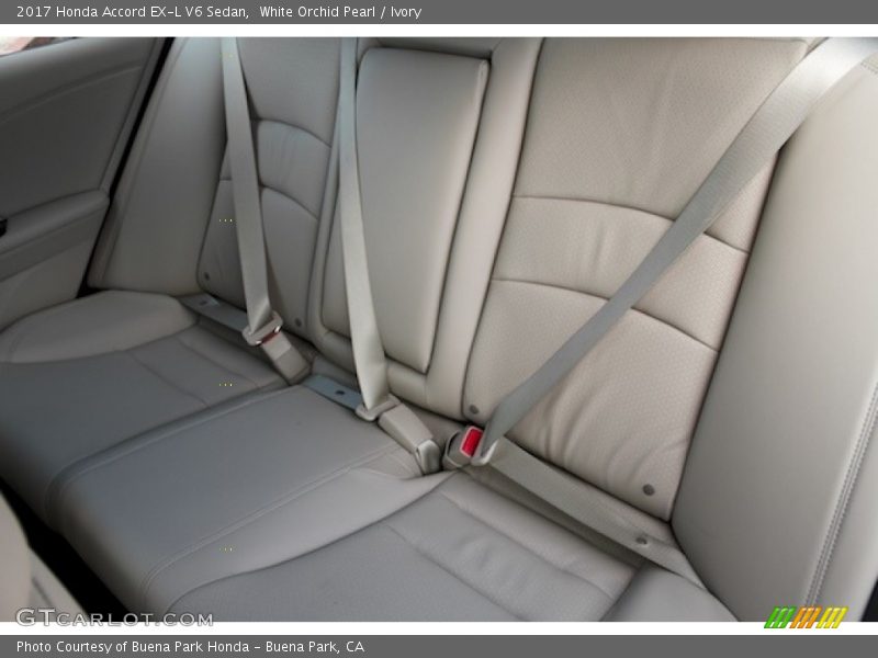 White Orchid Pearl / Ivory 2017 Honda Accord EX-L V6 Sedan