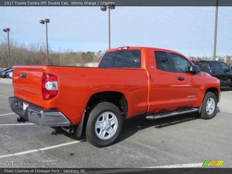 Inferno Orange / Graphite 2017 Toyota Tundra SR5 Double Cab