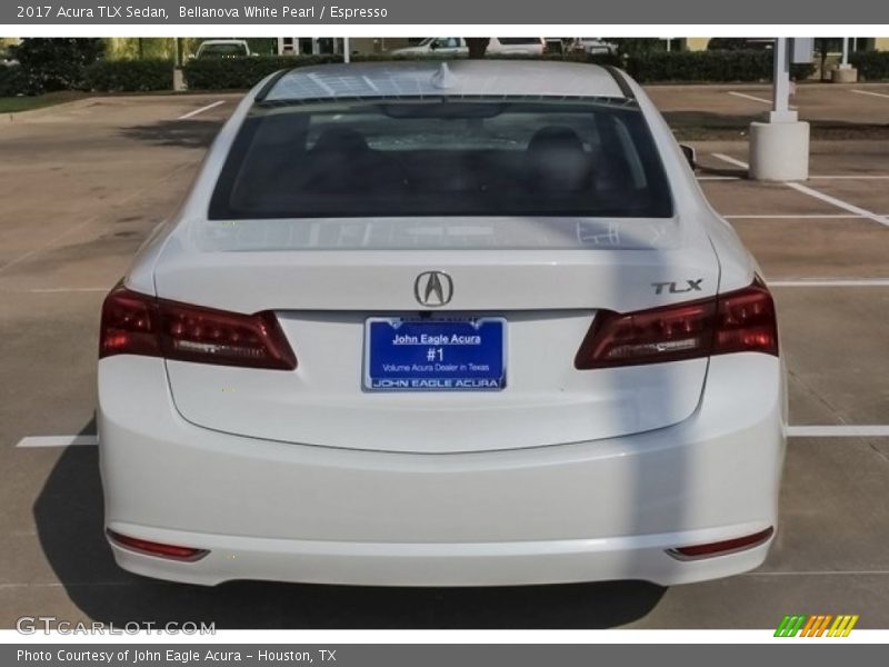 Bellanova White Pearl / Espresso 2017 Acura TLX Sedan