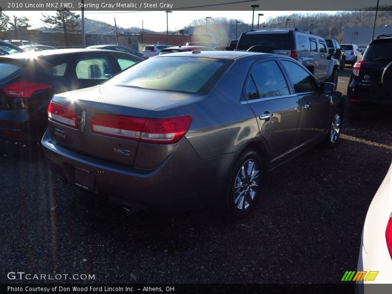 Sterling Gray Metallic / Steel Gray 2010 Lincoln MKZ FWD