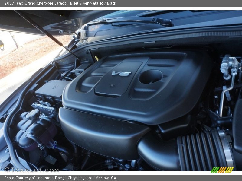 Billet Silver Metallic / Black 2017 Jeep Grand Cherokee Laredo