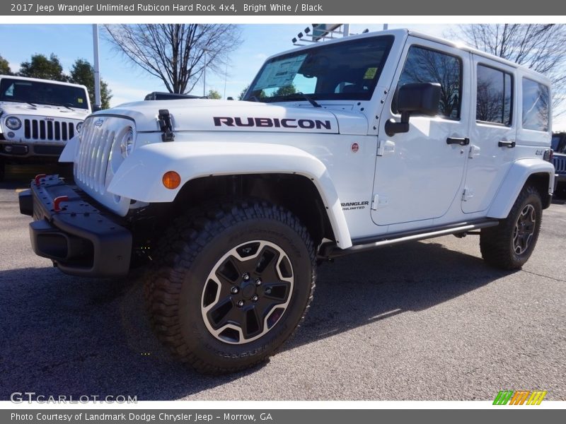 Bright White / Black 2017 Jeep Wrangler Unlimited Rubicon Hard Rock 4x4