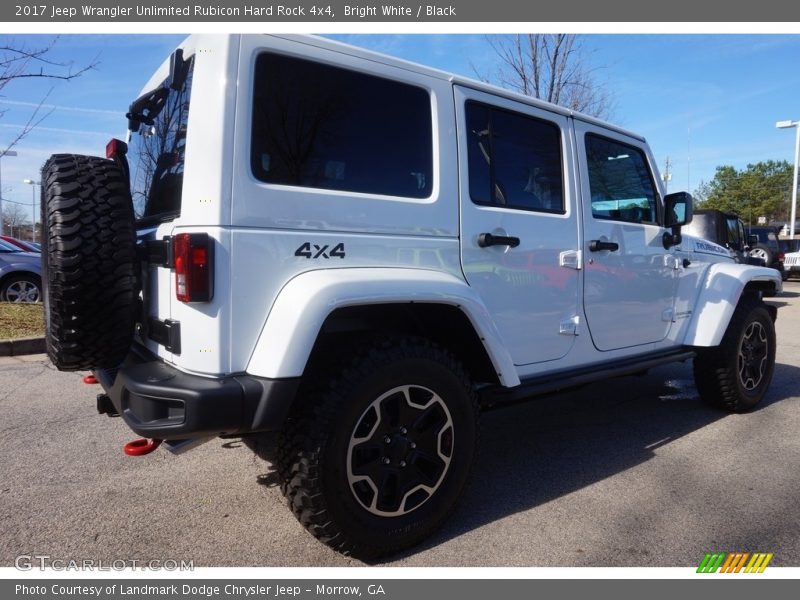 Bright White / Black 2017 Jeep Wrangler Unlimited Rubicon Hard Rock 4x4