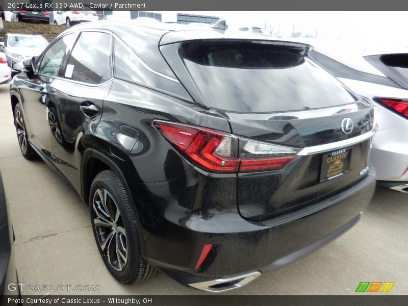 Caviar / Parchment 2017 Lexus RX 350 AWD