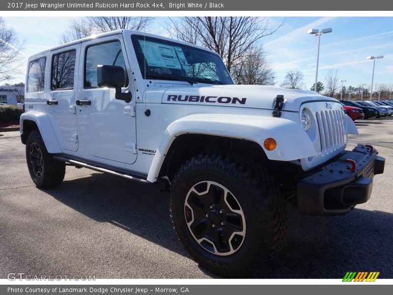 Front 3/4 View of 2017 Wrangler Unlimited Rubicon Hard Rock 4x4