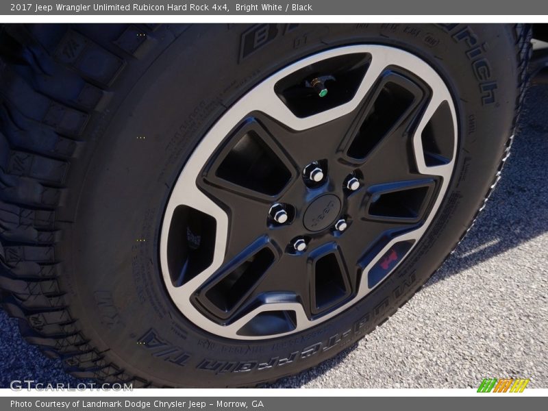 Bright White / Black 2017 Jeep Wrangler Unlimited Rubicon Hard Rock 4x4