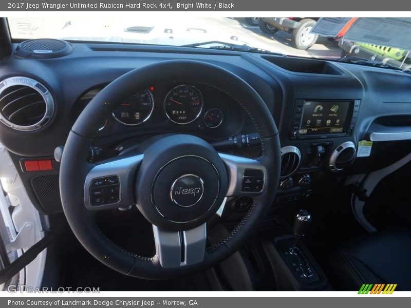 Bright White / Black 2017 Jeep Wrangler Unlimited Rubicon Hard Rock 4x4