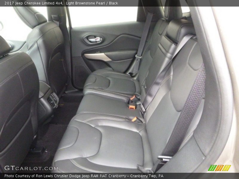 Light Brownstone Pearl / Black 2017 Jeep Cherokee Limited 4x4