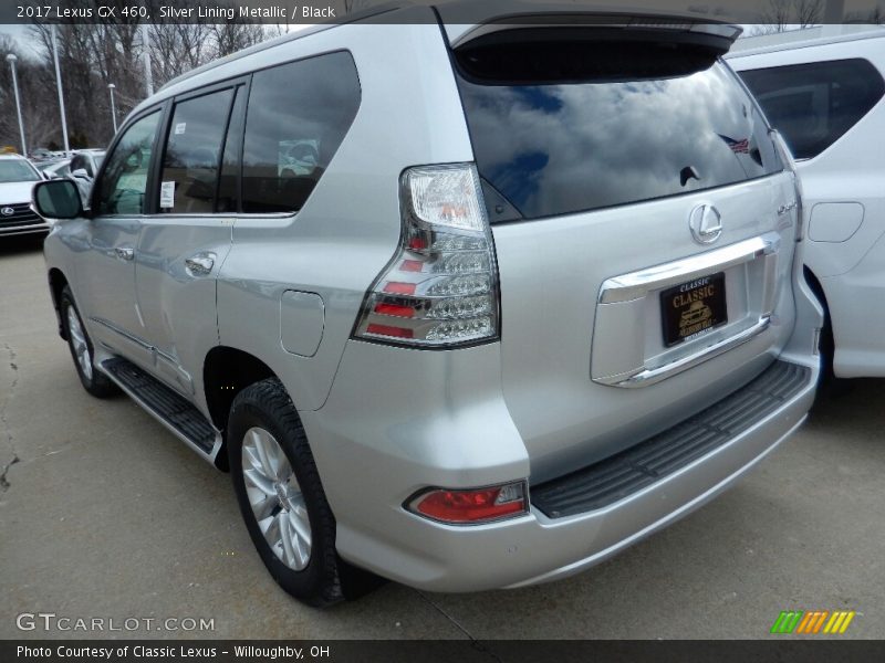 Silver Lining Metallic / Black 2017 Lexus GX 460