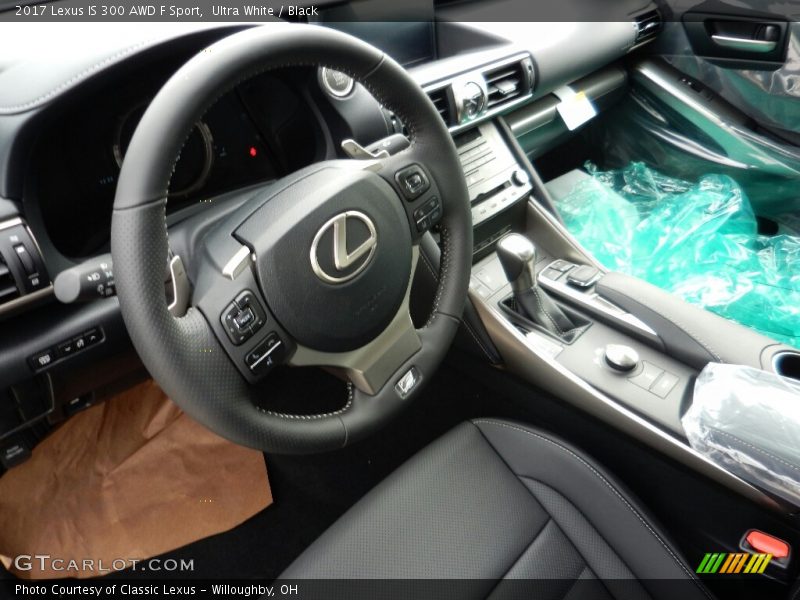 Ultra White / Black 2017 Lexus IS 300 AWD F Sport