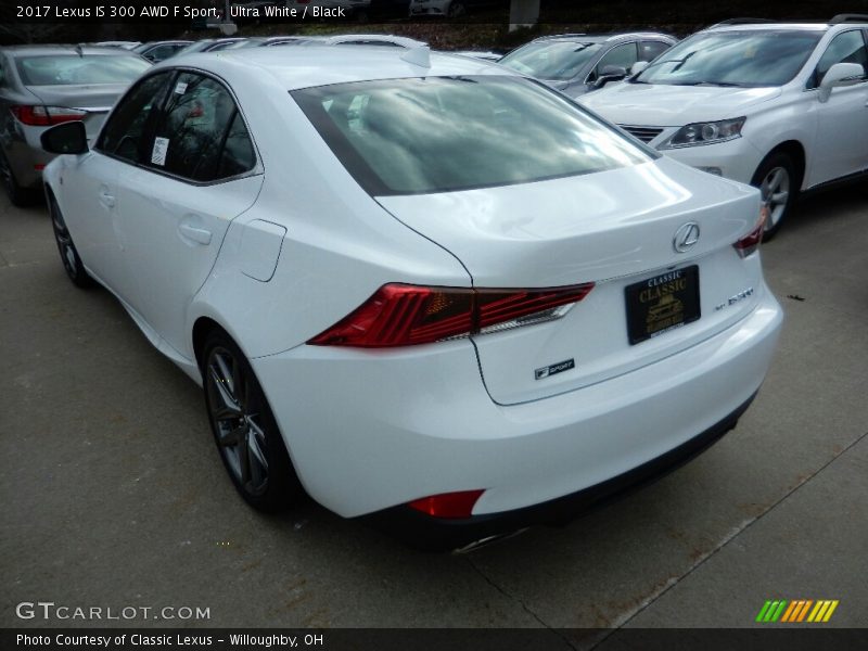 Ultra White / Black 2017 Lexus IS 300 AWD F Sport