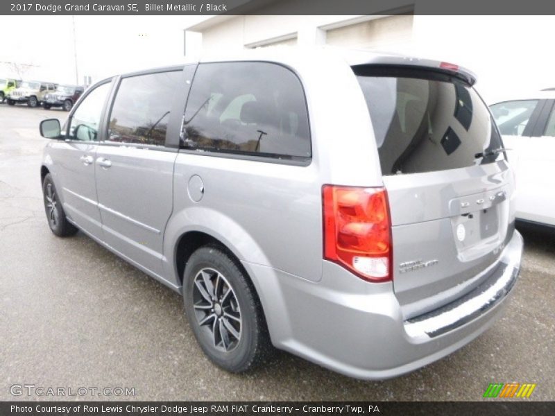 Billet Metallic / Black 2017 Dodge Grand Caravan SE