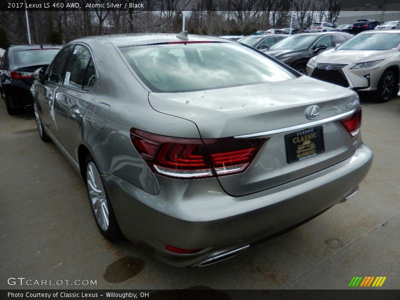 Atomic Silver / Black 2017 Lexus LS 460 AWD