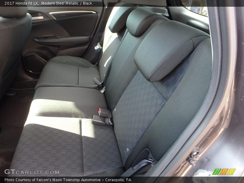 Modern Steel Metallic / Black 2017 Honda Fit LX