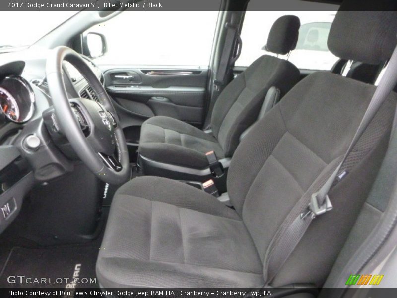 Billet Metallic / Black 2017 Dodge Grand Caravan SE