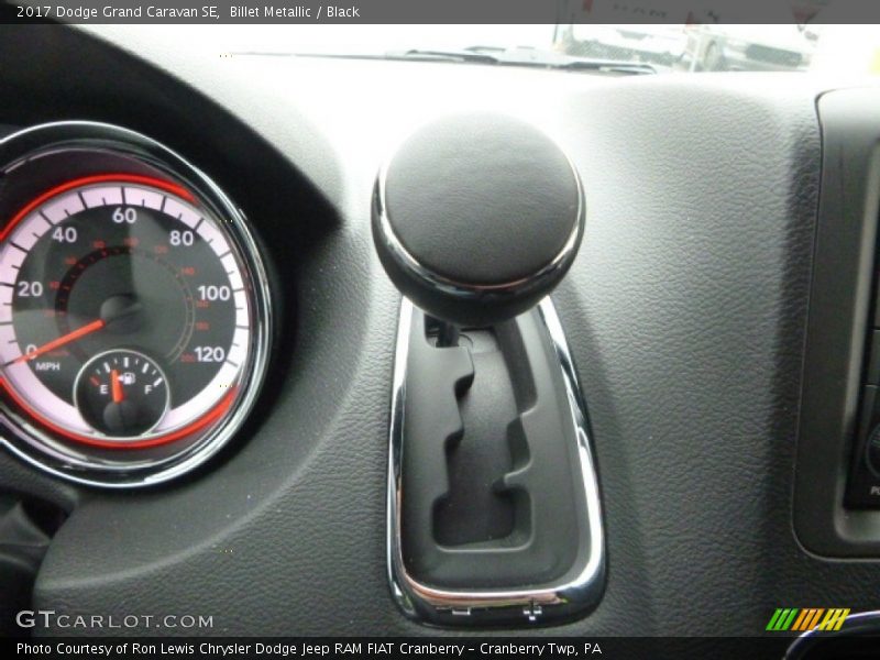 Billet Metallic / Black 2017 Dodge Grand Caravan SE