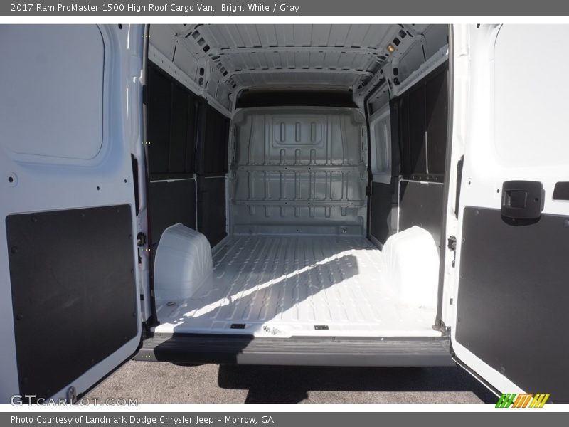 Bright White / Gray 2017 Ram ProMaster 1500 High Roof Cargo Van