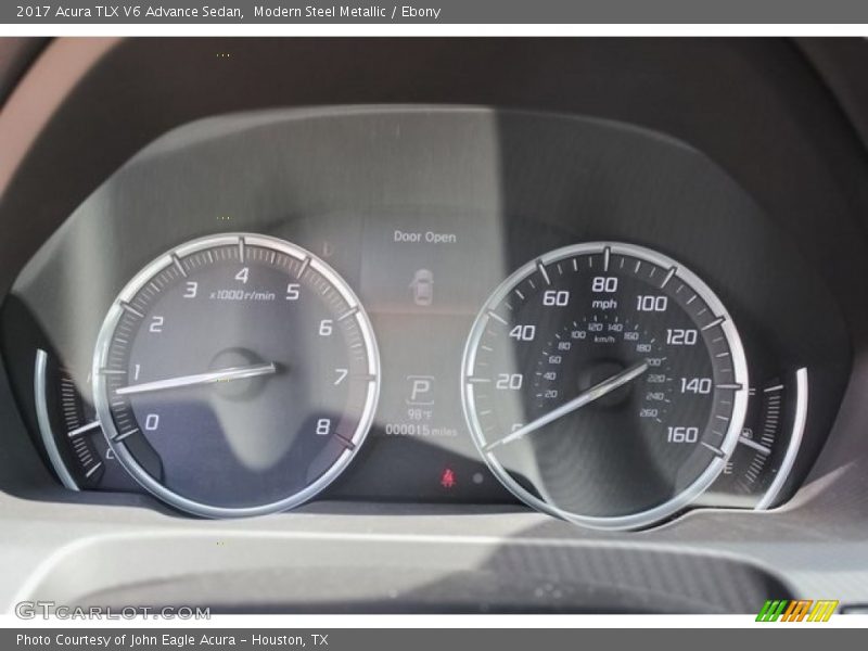 Modern Steel Metallic / Ebony 2017 Acura TLX V6 Advance Sedan