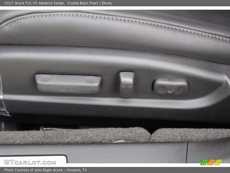 Crystal Black Pearl / Ebony 2017 Acura TLX V6 Advance Sedan