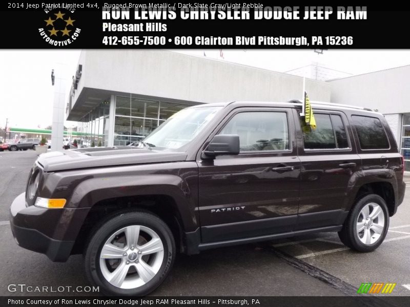 Rugged Brown Metallic / Dark Slate Gray/Light Pebble 2014 Jeep Patriot Limited 4x4