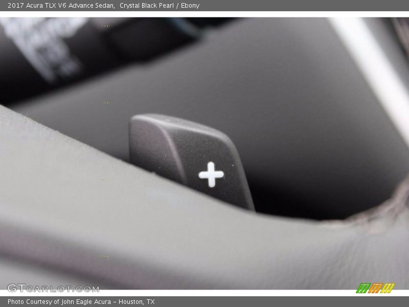 Crystal Black Pearl / Ebony 2017 Acura TLX V6 Advance Sedan
