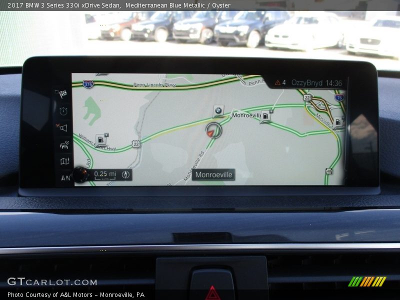 Navigation of 2017 3 Series 330i xDrive Sedan