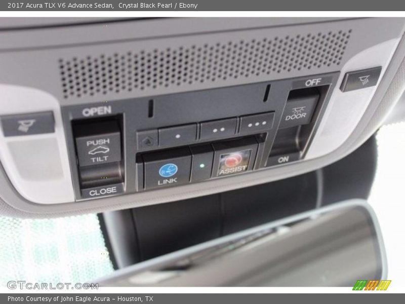 Crystal Black Pearl / Ebony 2017 Acura TLX V6 Advance Sedan