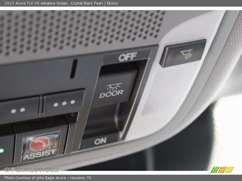Crystal Black Pearl / Ebony 2017 Acura TLX V6 Advance Sedan