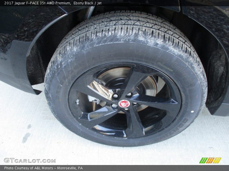 Ebony Black / Jet 2017 Jaguar F-PACE 35t AWD Premium