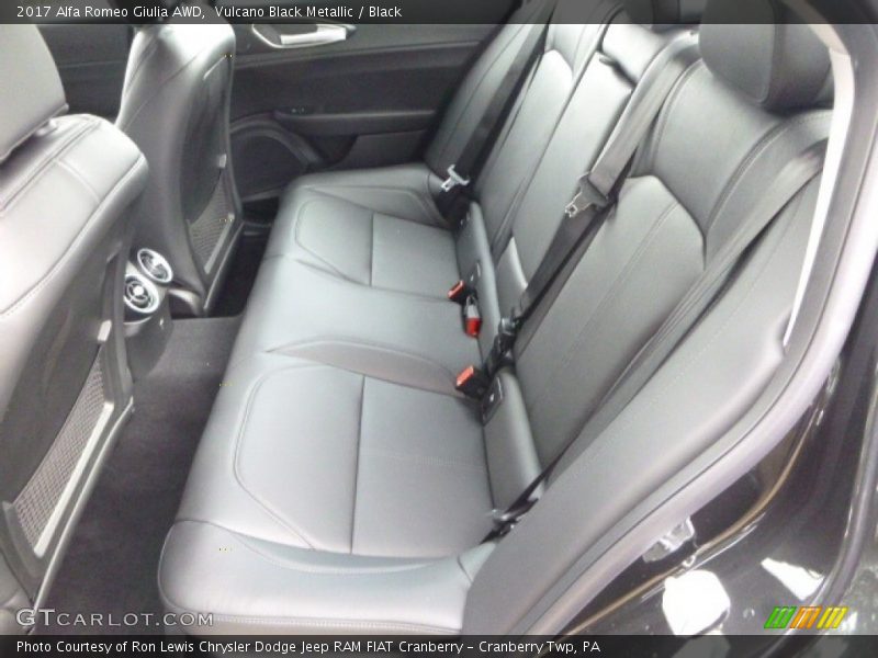 Rear Seat of 2017 Giulia AWD