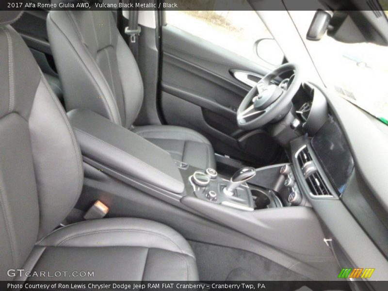 Front Seat of 2017 Giulia AWD