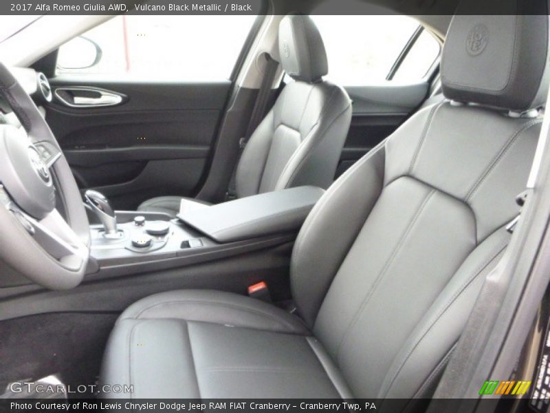 Front Seat of 2017 Giulia AWD