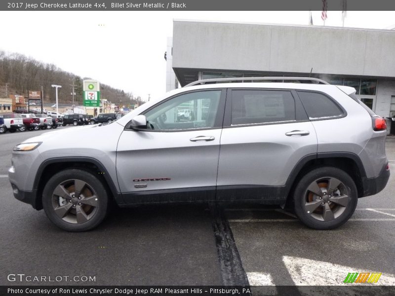 Billet Silver Metallic / Black 2017 Jeep Cherokee Latitude 4x4