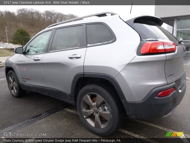 Billet Silver Metallic / Black 2017 Jeep Cherokee Latitude 4x4