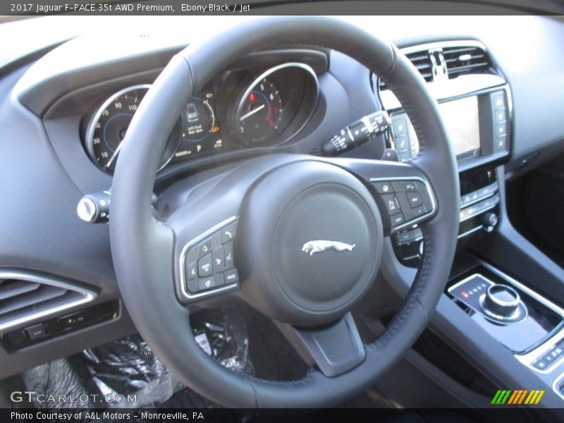 Ebony Black / Jet 2017 Jaguar F-PACE 35t AWD Premium