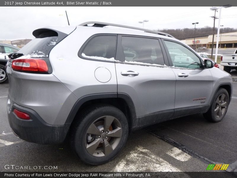 Billet Silver Metallic / Black 2017 Jeep Cherokee Latitude 4x4