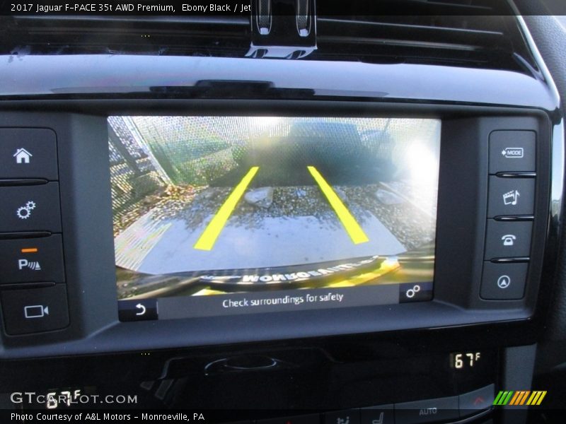 Ebony Black / Jet 2017 Jaguar F-PACE 35t AWD Premium