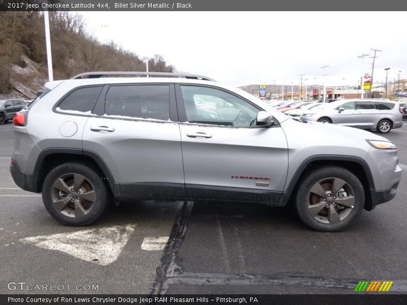Billet Silver Metallic / Black 2017 Jeep Cherokee Latitude 4x4